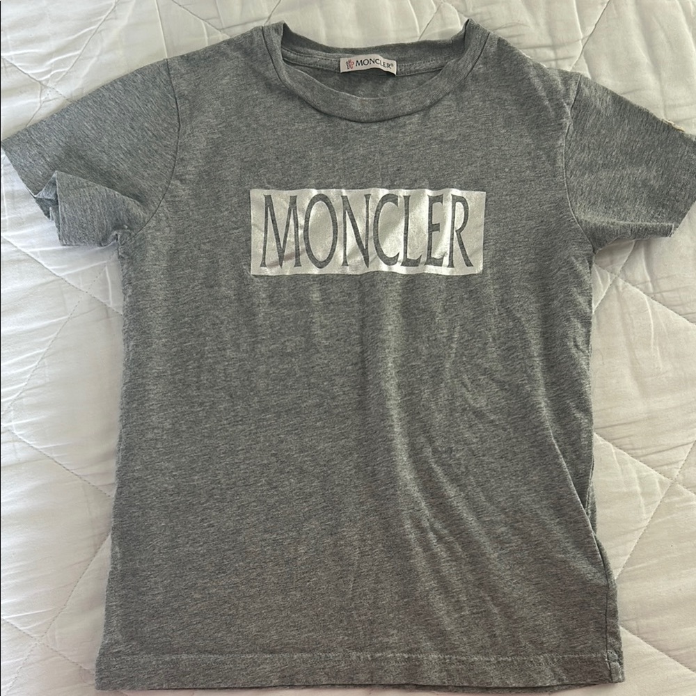 Moncler Kids Gray T-Shirt